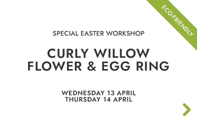 Curly Willow Flower & Egg Ring