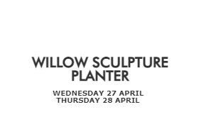 Willow Sculpture Planter