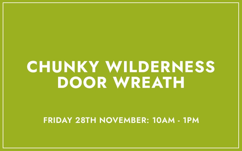 Chunky Wilderness Door Wreath