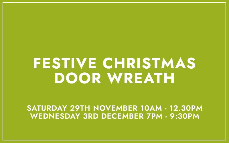 Festive Christmas Door Wreath