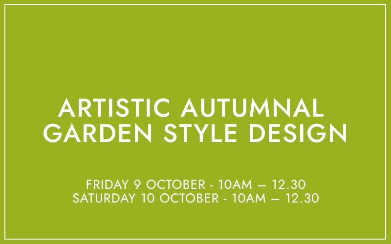 Artistic Autumnal Garden Style Design