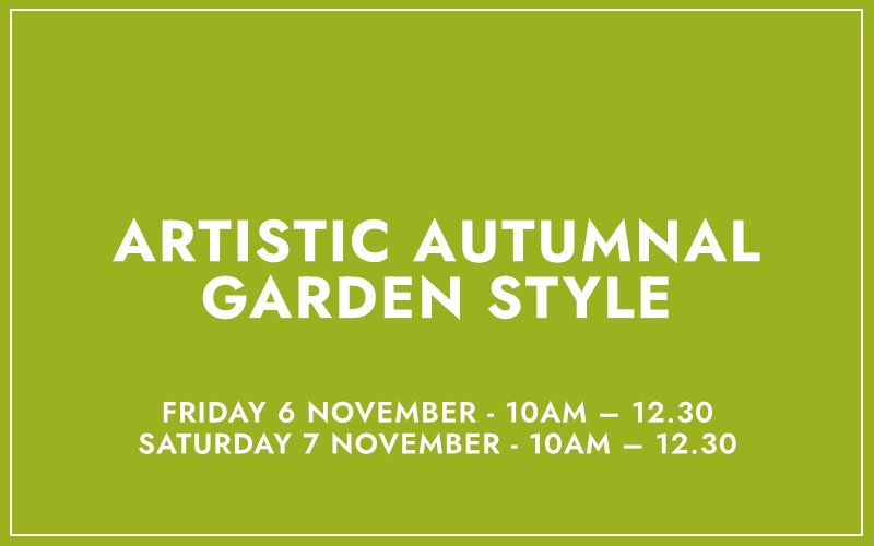 Artistic Autumnal Garden Style