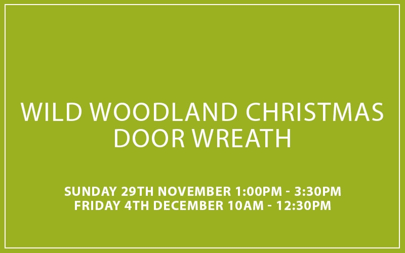 Wild Woodland Christmas Door Wreath