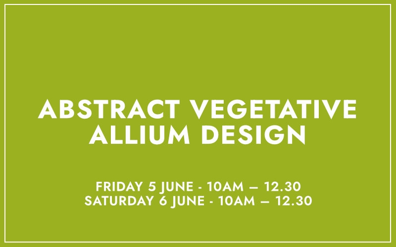 Abstract Vegetative Allium Design