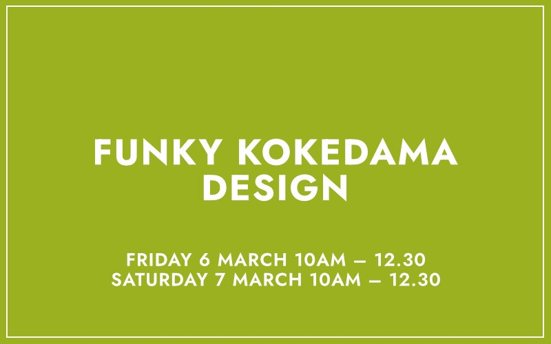 Funky Kokedama Design