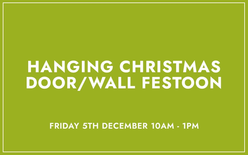 Hanging Christmas Door or Wall Festoon