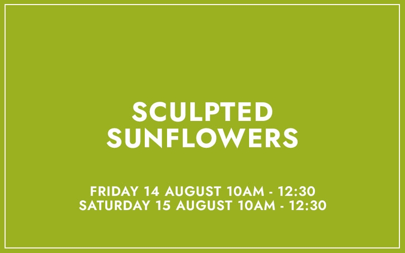 SCULPTED SUNFLOWERS