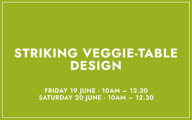 Striking Veggie Table Design
