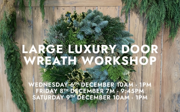 Large Luxury Door Wreath Workshop