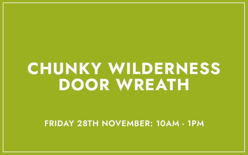 Chunky Wilderness Door Wreath