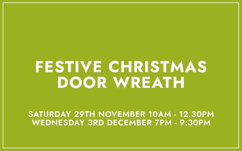 Festive Christmas Door Wreath