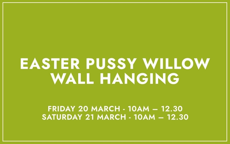 Easter Pussy Willow Wall Hanging