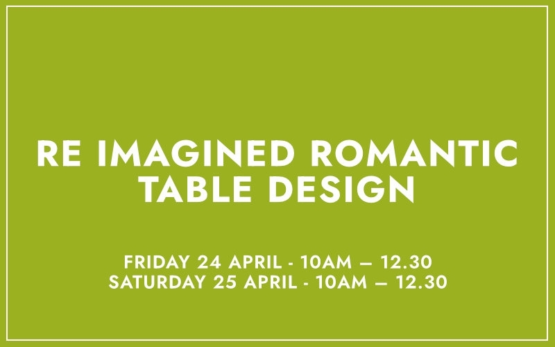Re Imagined Romantic Table Design