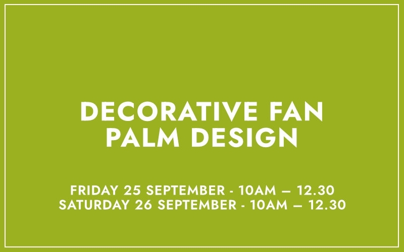 Decorative Fan Palm Design