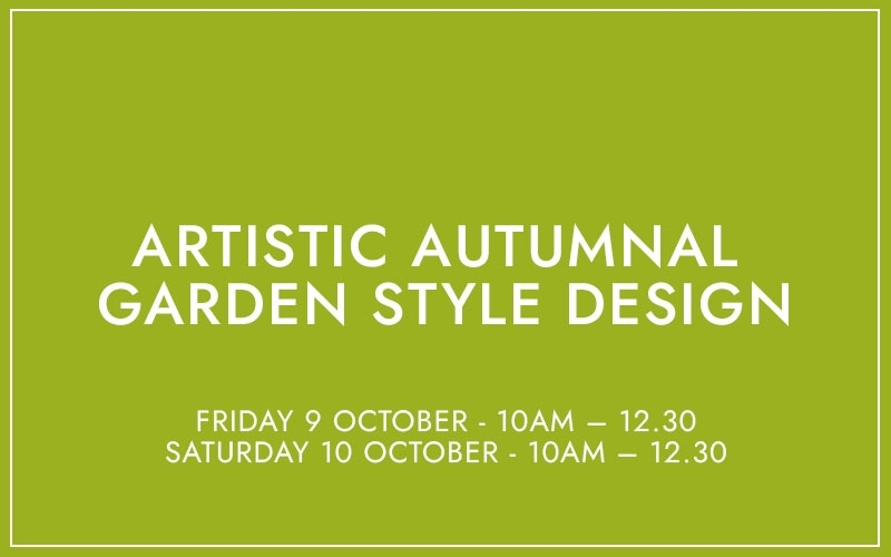 Artistic Autumnal Garden Style Design