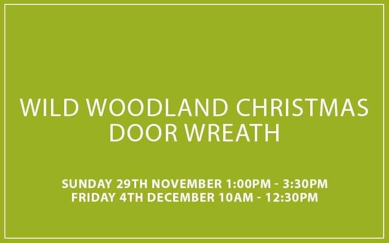 Wild Woodland Christmas Door Wreath