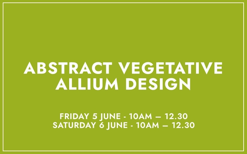 Abstract Vegetative Allium Design