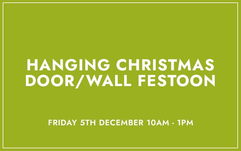Hanging Christmas Door or Wall Festoon