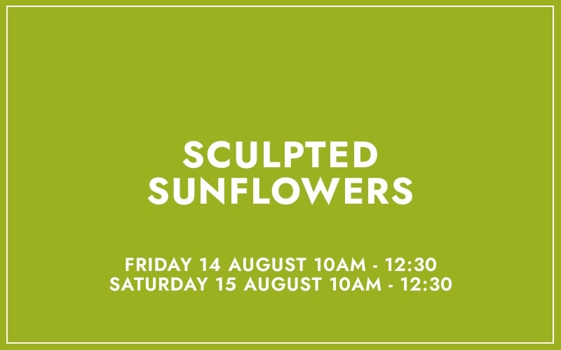SCULPTED SUNFLOWERS